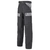 Image de RULER Pantalon de travail multipoches Noir et gris coupe droite