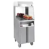Image de Casselin poste chauffe-frites sur roues - Inox