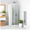 Image de EICL310019VPE Porte coulissante 3 portillons 1000x1900 mm argent poli