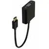 Image de Adaptateur vidéo HDMI mâle vers VGA femelle - 20 cm - Noir