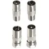 Image de Accessoire TV vidéo Accsup KIT 4 ADAPTATEURS F COAXIAL