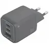 Image de Chargeur secteur Wefix Pro GaN 65 W 2 ports USB C + USB A Gris