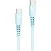 Image de Câble Wefix USB C vers USB C 1 m Bleu