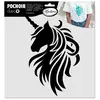 Image de Aladine Pochoir textile Licorne