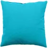 Image de Coussin uni effet Bachette déhoussable - 40 x 40 cm - Turquoise