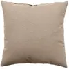 Image de Coussin uni effet Bachette déhoussable - 40 x 40 cm - Taupe