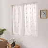 Image de Paire de Voilages Brodés Feuillage 60x120cm Vison
