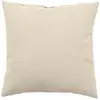 Image de Coussin uni effet Bachette déhoussable - 60 x 60 cm - Ecru