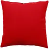 Image de Coussin uni effet Bachette déhoussable - 60 x 60 cm - Rouge