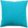 Image de Coussin uni effet Bachette déhoussable - 60 x 60 cm - Turquoise