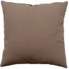 Image de Coussin uni effet Bachette déhoussable - 40 x 40 cm - Marron
