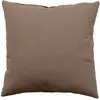 Image de Coussin uni effet Bachette déhoussable - 60 x 60 cm - Marron