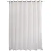 Image de Voilage en tissu sablé effet satiné grande largeur SABLÉ - 300 x 240 cm - Blanc