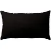 Image de Coussin Déco Uni Panama 30x50cm Noir
