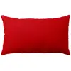 Image de Coussin Déco Uni Panama 30x50cm Rouge