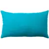 Image de Coussin Déco Uni Panama 30x50cm Turquoise
