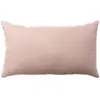 Image de Coussin Déco Uni Panama 30x50cm Vieux Rose