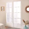 Image de Paire de Voilages Droites Sablé 70x220cm Blanc