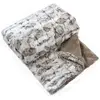Image de Plaid Ecorce Taupe 125 x 150 cm - Enjoy Home
