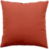 Image de Petit Coussin déhoussable Panama - 40 x 40 cm - Orange Terre Cuite