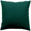 Image de Coussin Déco Uni Déhoussable Panama 40x40cm Vert Foncé