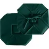Image de Galette de Chaise Uni Basic 40x40cm Vert Foncé