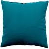 Image de Coussin Déco Uni Déhoussable Panama 40x40cm Bleu Canard