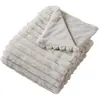Image de Plaid XL Imitation Fourrure Matisse 180x220cm Beige