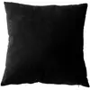 Image de Coussin Déco en Velours Câlin 40x40cm Noir