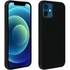 Image de Coque iPhone 12 Mini Hybride Finition Tissu Anti-traces Lavable noir