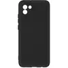 Image de Coque Samsung Galaxy A03 Silicone Semi-rigide Finition Soft-touch Fine noir