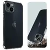 Image de Avizar Coque pour iPhone 14 Silicone Gel Souple Coins Renforcés Antichocs Transparent