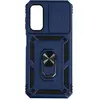 Image de Coque pour Samsung A14 4G et 5G avec Cache caméra et Bague Support Vidéo Bleu