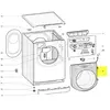 Image de Ariston hublot complet pour lave-linge