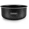 Image de Casserole Aluminium 18 Cm Effet Pierre Stoned Cas18 Tfi Kitchecook