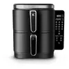 Image de Kitchencook - Double Friteuse à Air Verticale 12l - 2800w - 12 Programmes - Thermostat Réglable - Panier à Friture Amovible