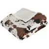 Image de Plaid Vache - 130 x 160 cm - Blanc et marron