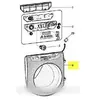 Image de Hotpoint Hublot complet pour lave-linge Ariston