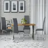 Image de MARKET Lot de 4 chaises MIA - Gris
