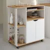 Image de Desserte Cosi - Blanc/Plateau Hêtre
