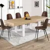Image de MARKET Table PHOENIX extensible - Bois et blanc