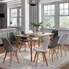 Image de Lot de 8 chaises scandinaves SARA