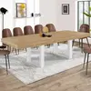 Image de MARKET Table extensible PHOENIX - Bois et blanc
