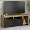Image de Meuble TV MALO Bois/Noir