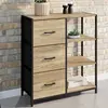 Image de Market Buffet UTAH 3 tiroirs 70 cm