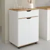 Image de Desserte COSY Blanc et Hêtre