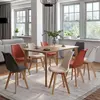 Image de Idmarket Chaises SARA - Lot de 8 Mix Terracotta