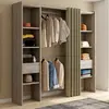 Image de Dressing extensible double MERYL 120/180 x 50 x 180 cm hêtre
