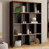 Image de Etagère bibliothèque JENA noir/bois