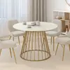 Image de TAM RONDE YUNA MARBRE DORE